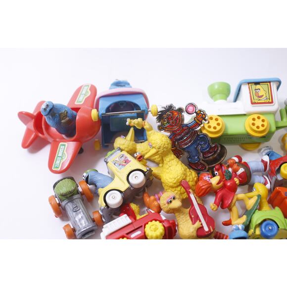 Flawed, Sesame Street, Jim, Hanson, Figures, Paint, Rubs, Bike Marks, Well Playe - Picture 3 of 3